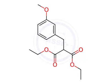 Chemical structure of Diethyl 2-(3-methoxybenzyl)malonate