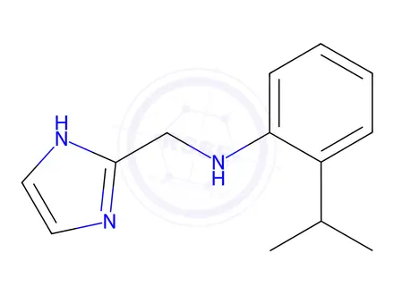 Chemical structure of N-((1H-imidazol-2-yl)methyl)-2-isopropylaniline