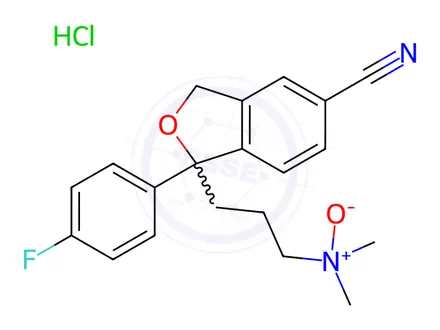 Chemical structure of Citalopram EP Impurity H(Hydrochloride)