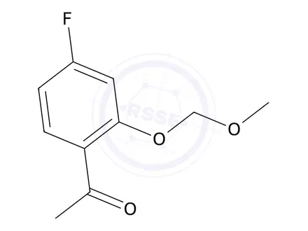 Chemical structure of 1-(4-Fluoro-2-(methoxymethoxy)phenyl)ethan-1-one