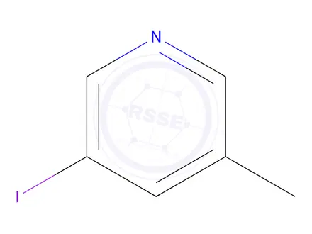Chemical structure of 3-Iodo-5-methylpyridine