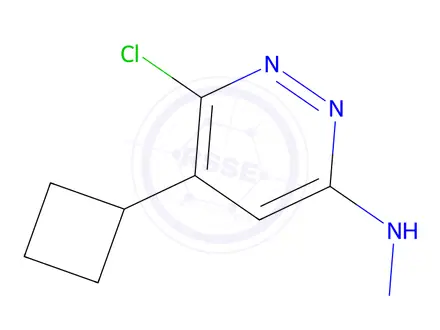 Chemical structure of 3-chloro-4-cyclobutyl-6-hydrazinylPyridazine