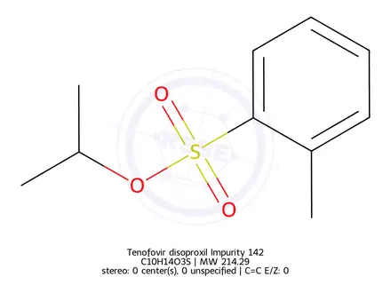 Chemical structure of Tenofovir disoproxil Impurity 142