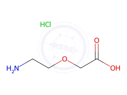Chemical structure of 2-(2-Aminoethoxy)acetic acid hydrochloride