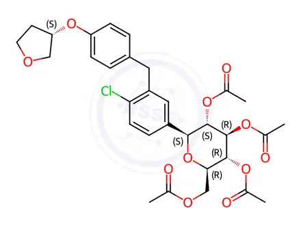 Chemical structure of Empagliflozin Impurity 455