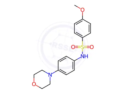 Chemical structure of 4-METHOXY-N-(4-MORPHOLINOPHENYL)BENZENESULFONAMIDE