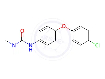 Chemical structure of Chloroxuron