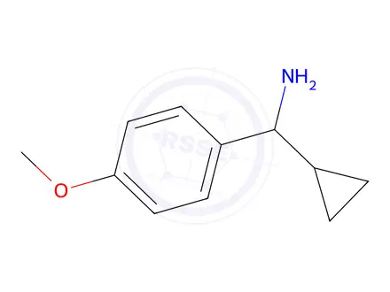 Chemical structure of 1-Cyclopropyl-1-(4-methoxyphenyl)methylamine