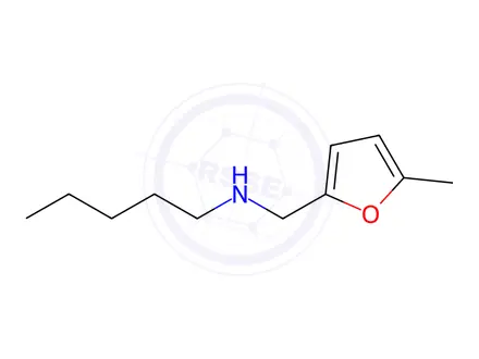 Chemical structure of n-((5-Methylfuran-2-yl)methyl)pentan-1-amine