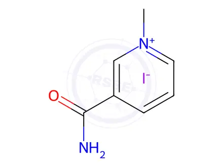 Chemical structure of 1-Methyl-nicotinamide Iodide