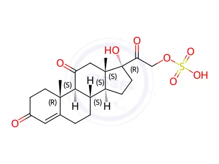 Chemical structure of Cortisone Sulfate
