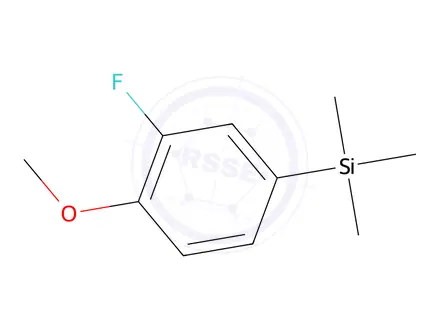 Chemical structure of 1-(TRIMETHYLSILYL)-3-FLUORO-4-METHOXYBENZENE