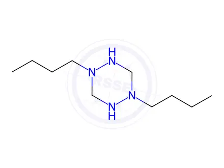 Chemical structure of 1,4-Dibutylhexahydro-1,2,4,5-tetrazine