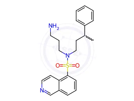 Chemical structure of N-(3-Aminopropyl)-N-(3-phenylbutyl)isoquinoline-5-sulfonamide