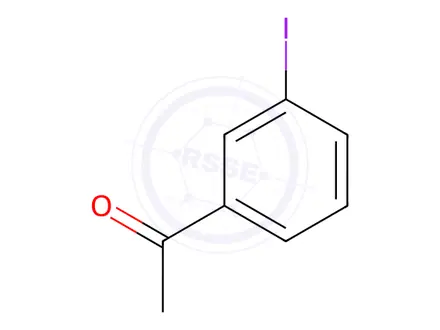 Chemical structure of 3-Iodoacetophenone