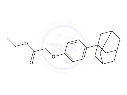 Chemical structure of Ethyl 2-(4-(adamantan-1-yl)phenoxy)acetate