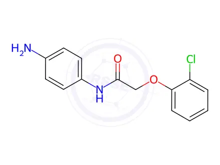 Chemical structure of N-(4-Aminophenyl)-2-(2-chlorophenoxy)acetamide