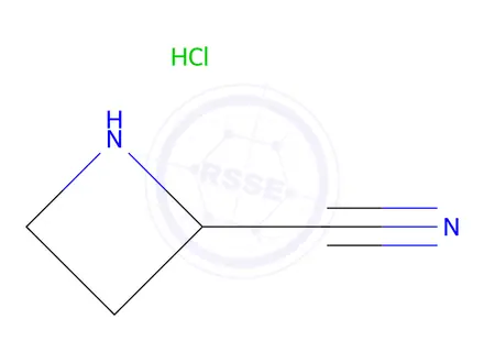 Chemical structure of Azetidine-2-carbonitrile hydrochloride