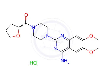 Chemical structure of Terazosin hydrochloride