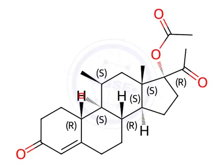 Chemical structure of Progesterone Impurity 157