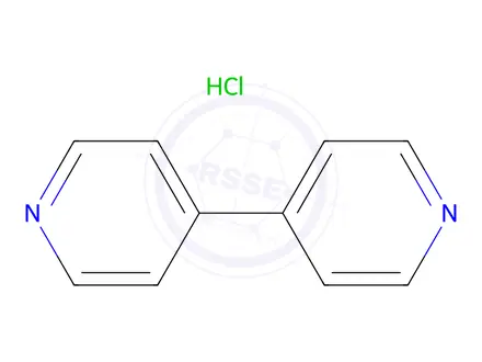 Chemical structure of 4,4'-bipyridine hydrochloride