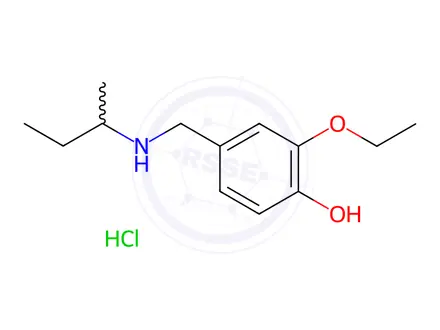 Chemical structure of 4-{[(Butan-2-yl)amino]methyl}-2-ethoxyphenol hydrochloride