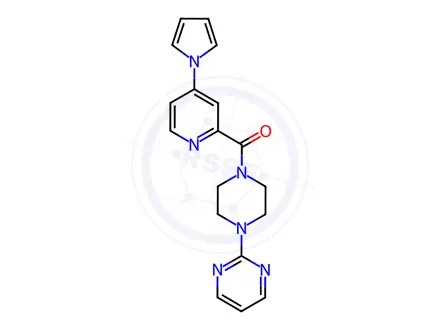 Chemical structure of (4-(1H-Pyrrol-1-yl)pyridin-2-yl)(4-(pyrimidin-2-yl)piperazin-1-yl)methanone