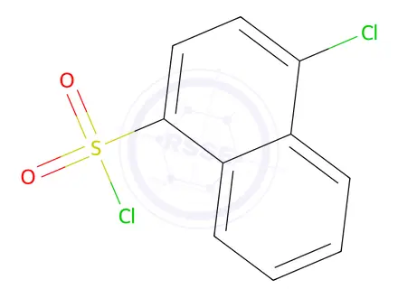 Chemical structure of 4-Chloronaphthalene-1-sulfonyl Chloride