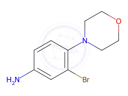 Chemical structure of 3-Bromo-4-(morpholin-4-yl)aniline