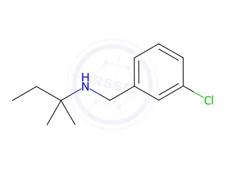 Chemical structure of n-(3-Chlorobenzyl)-2-methylbutan-2-amine