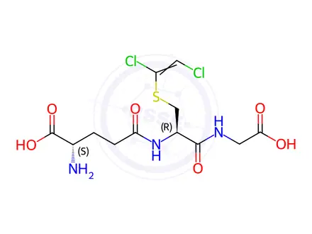 Chemical structure of S-(1,2-Dichlorovinyl)-Glutathione