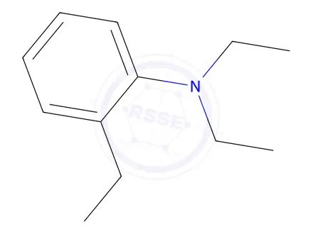 Chemical structure of 2,N,N-triethyl-aniline