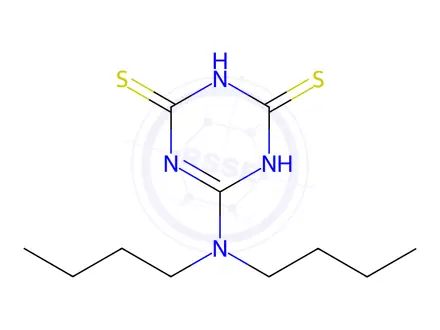 Chemical structure of 6-(Dibutylamino)-1,3,5-triazine-2,4-dithiol