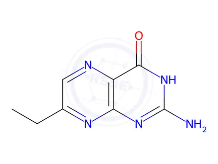 Chemical structure of 2-Amino-7-Ethylpteridin-4(3H)-One