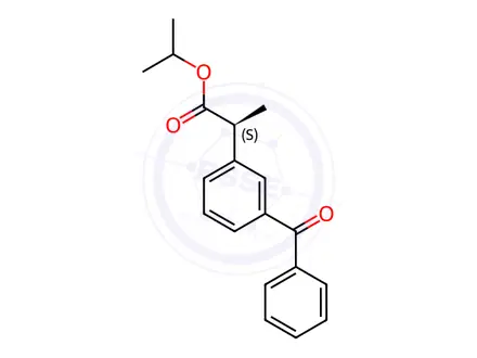 Chemical structure of Dexketoprofen Isopropyl Ester