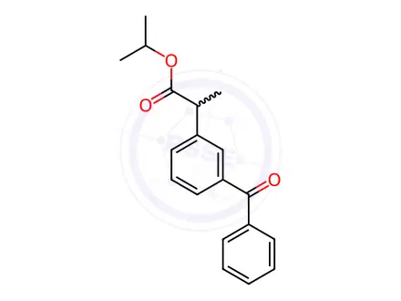 Chemical structure of Ketoprofen Isopropyl Ester