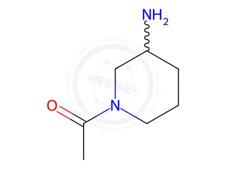 Chemical structure of 1-Acetylpiperidin-3-amine