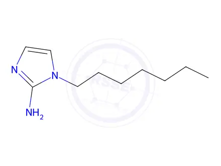 Chemical structure of 1-Heptyl-1h-imidazol-2-amine