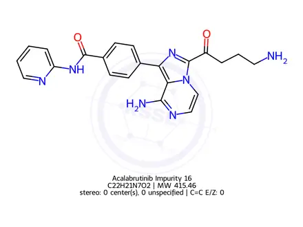 Chemical structure of Acalabrutinib Impurity 60