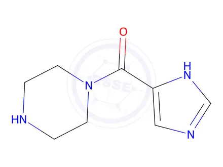 Chemical structure of (1h-imidazol-5-yl)(piperazin-1-yl)methanone