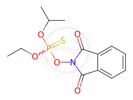 Chemical structure of Thiophosphoric acid O-ethyl O-isopropyl O-(1,3-dihydro-1,3-dioxo-2H-isoindol-2-yl) ester