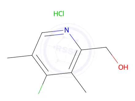 Chemical structure of (4-Chloro-3,5-dimethylpyridin-2-yl)methanol Hydrochloride
