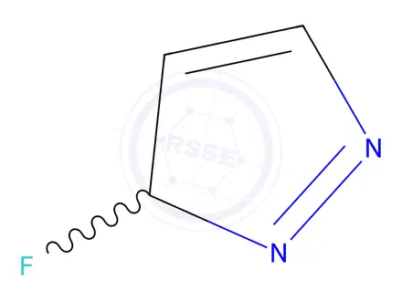 Chemical structure of 3-Fluoro-3H-pyrazole