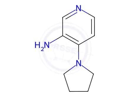 Chemical structure of 4-(pyrrolidin-1-yl)pyridin-3-amine