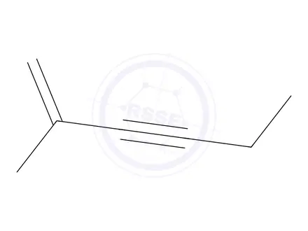 Chemical structure of 2-METHYL-1-HEXEN-3-YNE