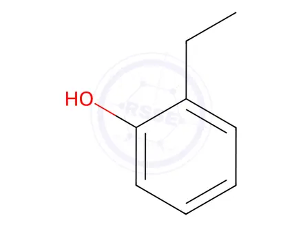 Chemical structure of 2-Ethylphenol