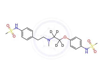 Chemical structure of Dofetilide D4