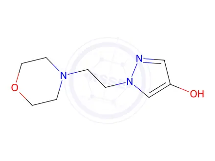 Chemical structure of 1-[2-(Morpholin-4-yl)ethyl]-1H-pyrazol-4-ol