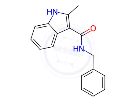 Chemical structure of n-Benzyl-2-methyl-1h-indole-3-carboxamide