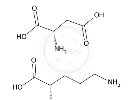 Chemical structure of L-Ornithine L-Aspartate Salt